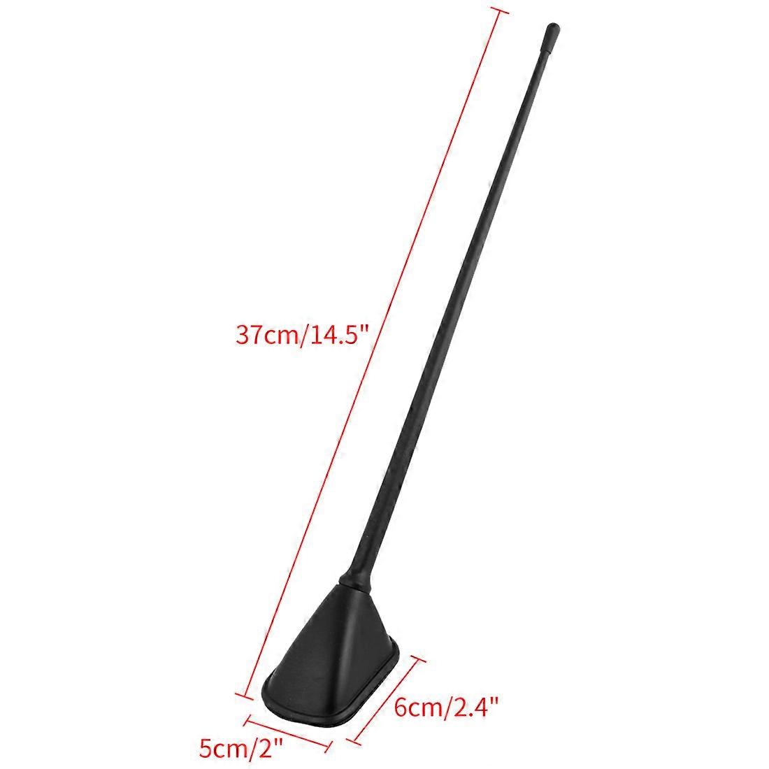 Car Roof Antenna Decoration 21/23/24/30/37cm Black Self Adhesive Base External Radio Signal Decorative Antenna Aerial