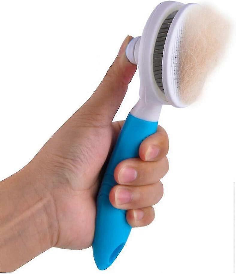 Effectively Comb Dog/cat Brush, Comb With Cleaning Button