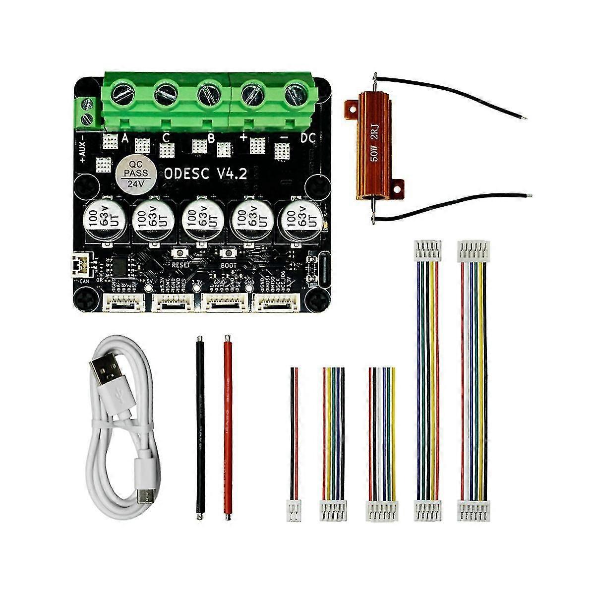 Odesc V4.2 8-24v Single-drive High-current High-precision Brushless Servo Motor Controller, Based O