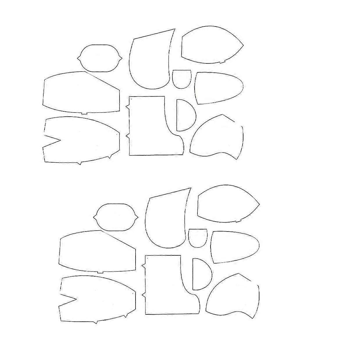 Memory Bear Sewing Pattern, 1015 Inch Memory Bear Template Ruler Set, Memory Bear Template Pattern