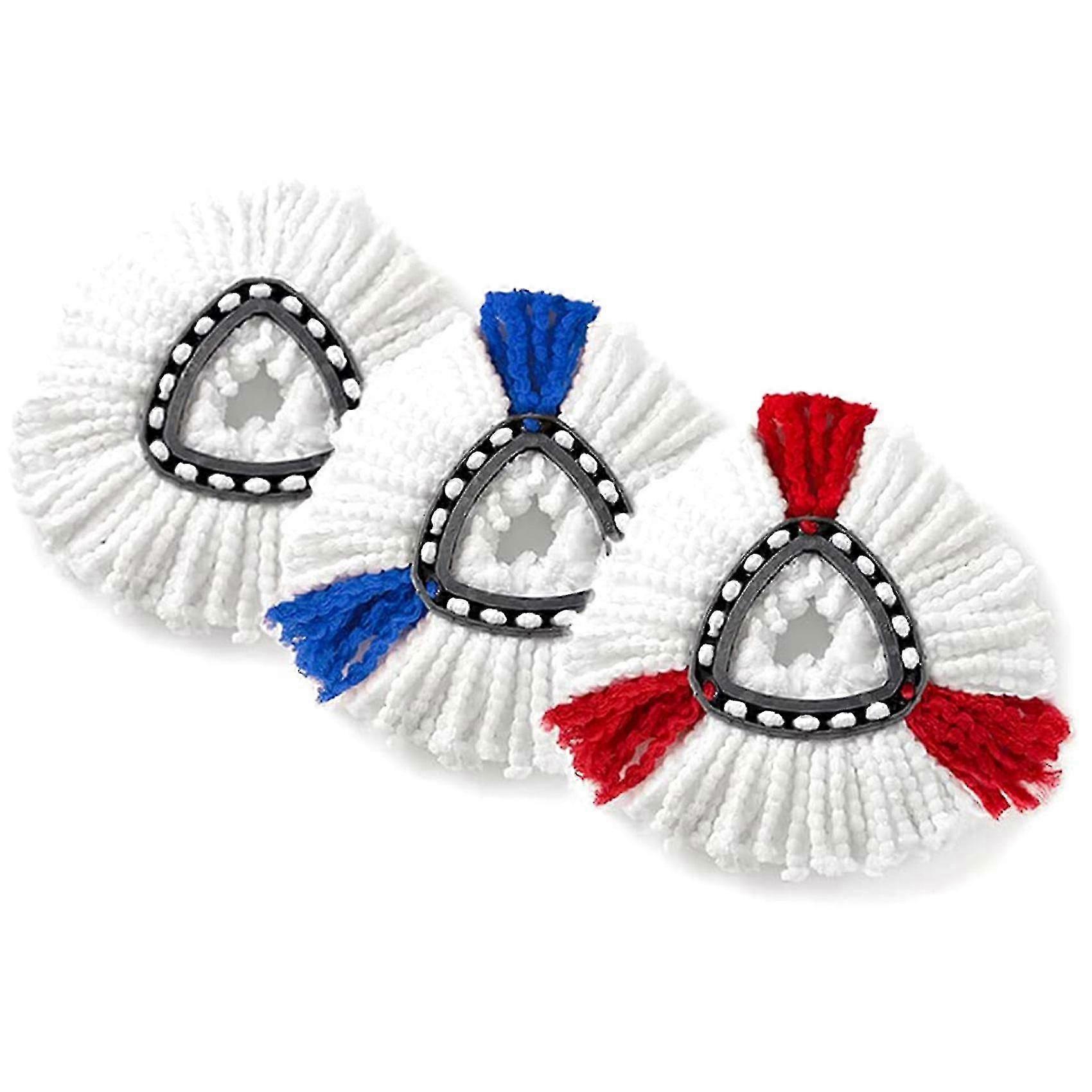 For Vileda O-Cedar Rotary Triangular Mop Head Accessories Triangular Cotton Yarn Head Mop Replaceme
