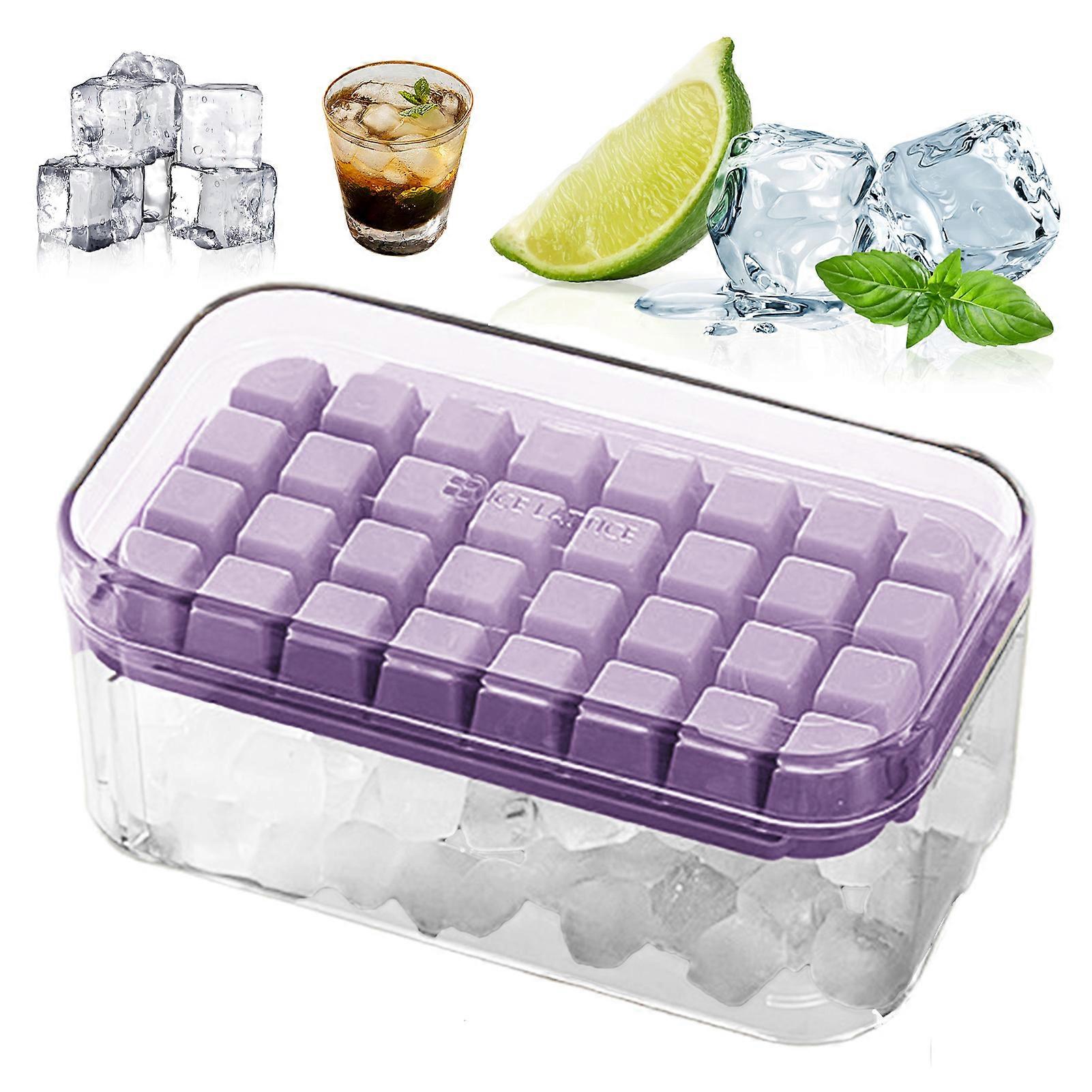 Square Frozen Ice Cube Trays Household DIY Ice Cube Mold for Yogurt Pudding Pureed Fruit Protein