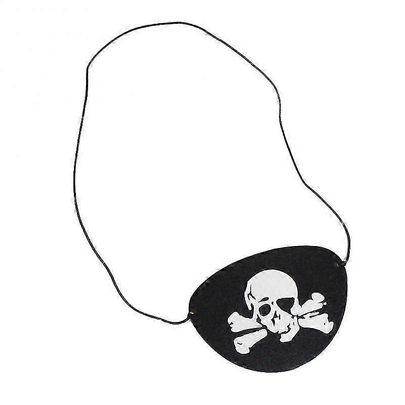 Pirate Eye Patch Skeleton Mask 1pc Patch Skull Crossbone Mask Cushion For Children