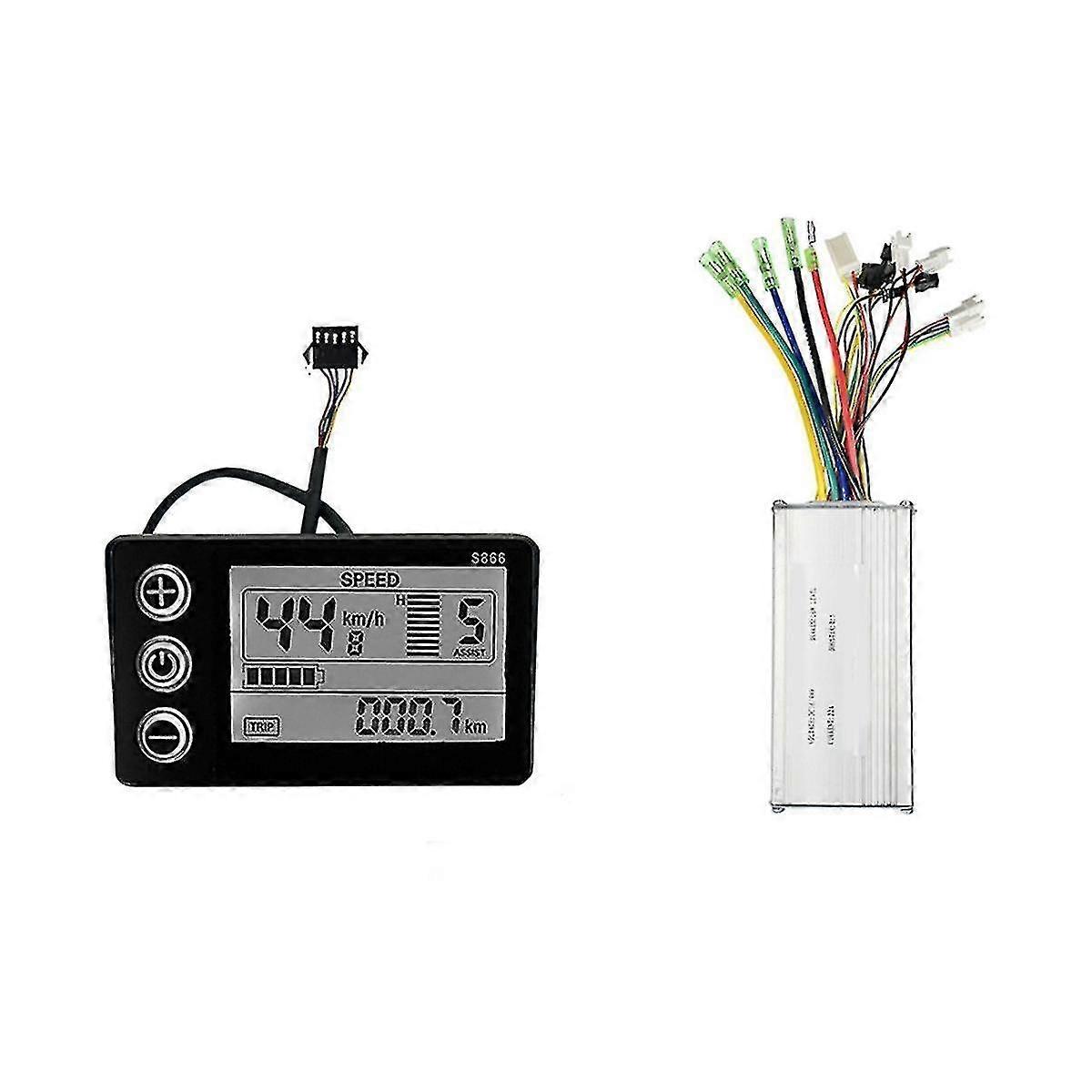 Electric Bicycle Mountain Bike Scooter Lcd Lcd Meter Controller Jiannuo Small Kit, 500w Applicable