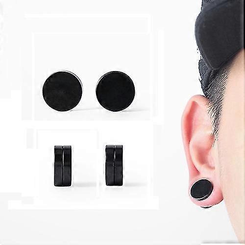 أقراط مغناطيس مغناطيس رجالي مشبك الأذن أزياء رجالية عصرية ترصيع الأذن بدون آذان مثقوبة