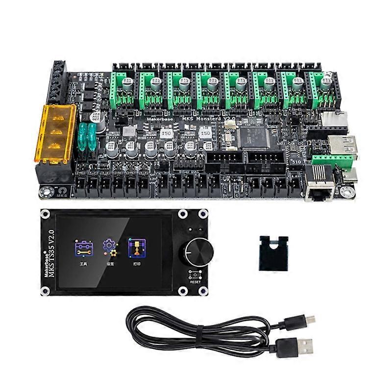 3D Printer Parts & Accessories Monster8 V2 Control Board 8Axis 32Bit Mainboard