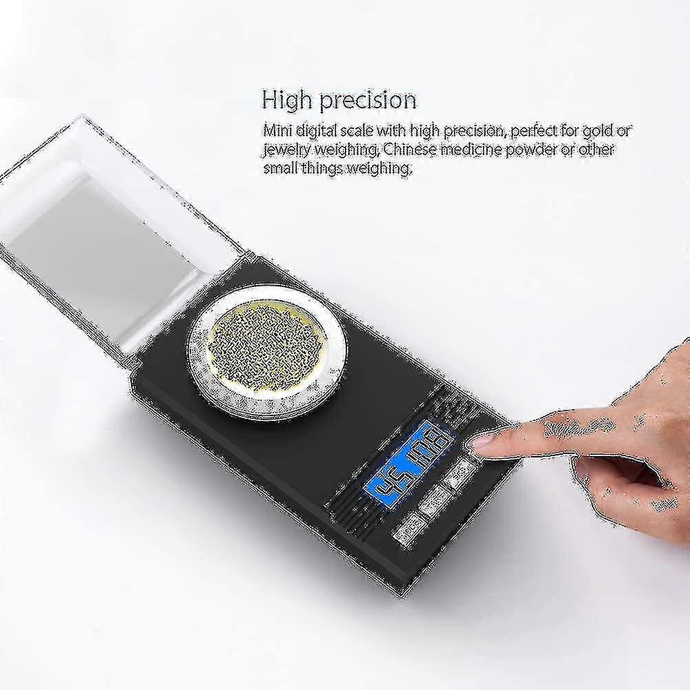 50g / 0.001g Milligram Scale, Fine Scale, Mg Scale, Milligram Scale, Pocket Scale, Laboratory Scale With Lcd Display, Letter Scale, Professional Digit