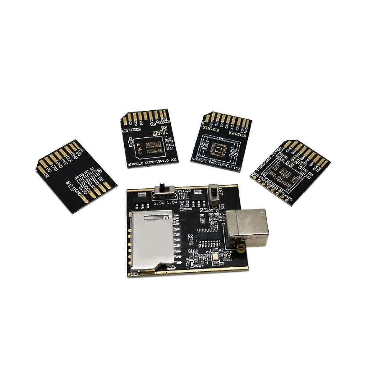 Emmc Plus Tool Emmc Adapter 5 In 1 For Bga 153,221,254 Plate