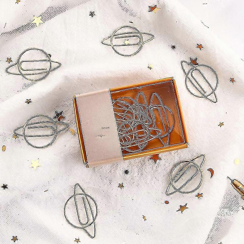 8 Pcs Adorable Shaped Paper Memo Clips Bookmark Assorted Colors In