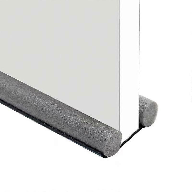 Draft Excluder for Doors - 93cm, Efficient Noise Blocker, Cold Air Stopper - Energy-Efficient Bottom Door Seal, Grey
