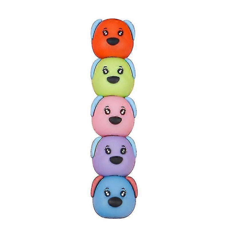 4 Colors Stackable Cartoon Fluorescent Scribble Pen Highlighter For Boys Gi