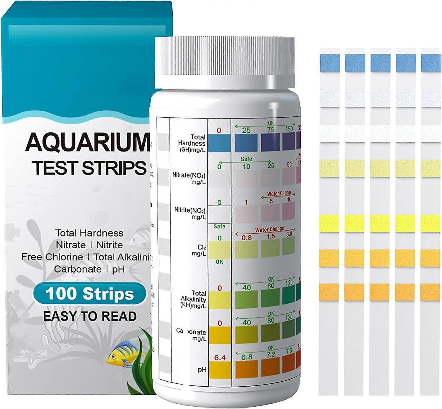 100 Pcs PH Test Strips for Aquarium Test Strips