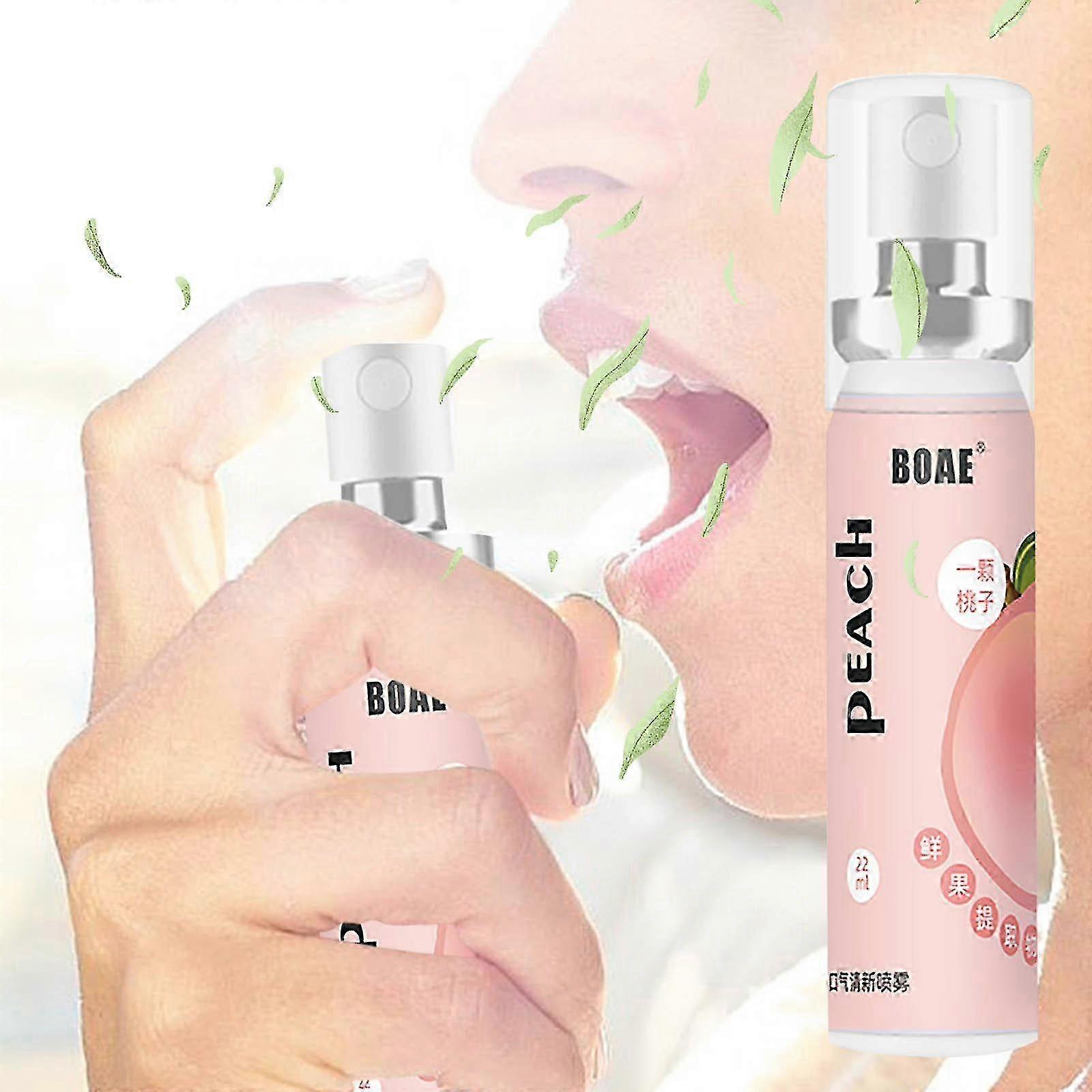 2024 תרסיס נשימה רעננה פרי חדש תרסיס אוראלי בטעם פירות מטהר קומפקטי נייד מרענן קריר נשימה רעננה טיפוח ריח הפה 20 מ"ל