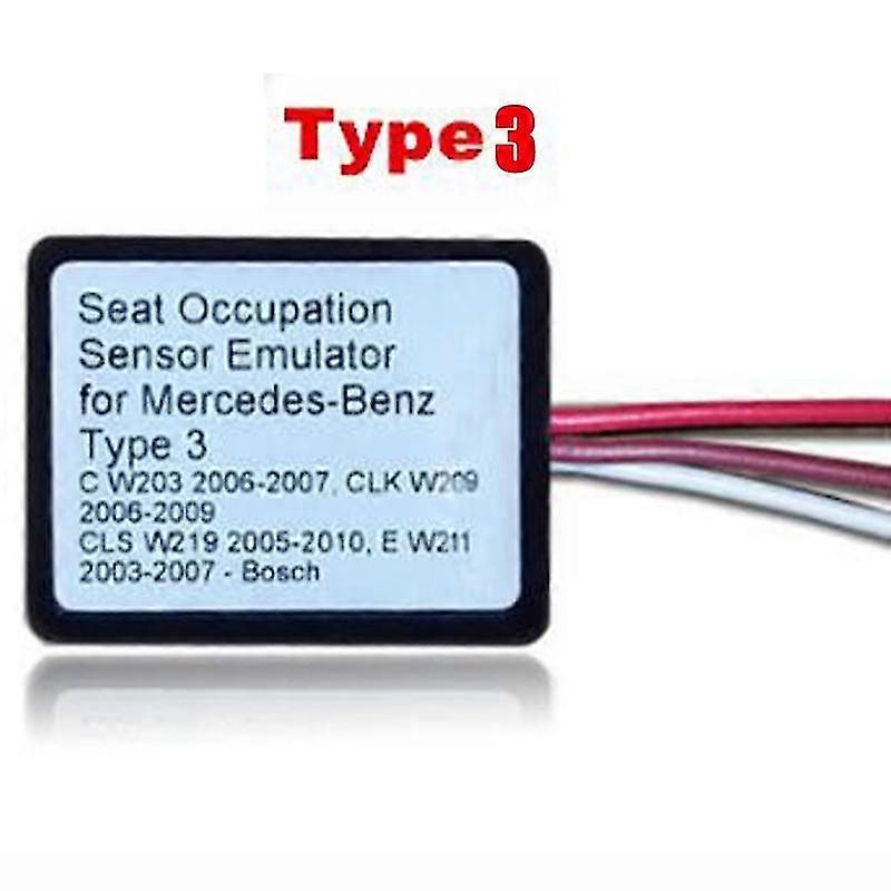 Mercedes Benz Type 3 Seat Occupancy Sensor Srs Emulator Benz C W203 Clk W209 Cls W219 E W211 2003-2009 Seat Emulator Airbag Reset Tool