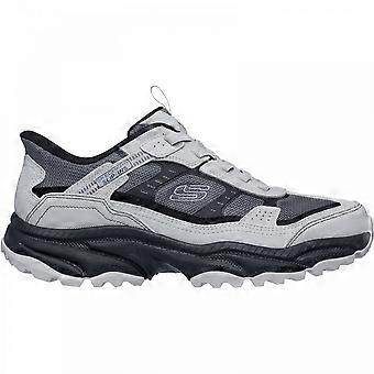 Men's Skechers Slip-ins: Vigor AT | Grey/Black | Mens Slip-on Elastic Lace Sport Trainers