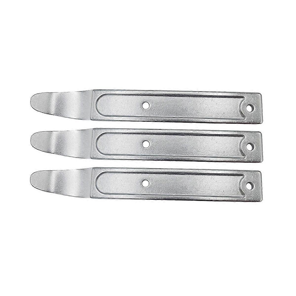 3Pcs Trim Removal Tool Metal Automotive Pocket Pry Bar for Auto Planes to Remove Trim Interior and