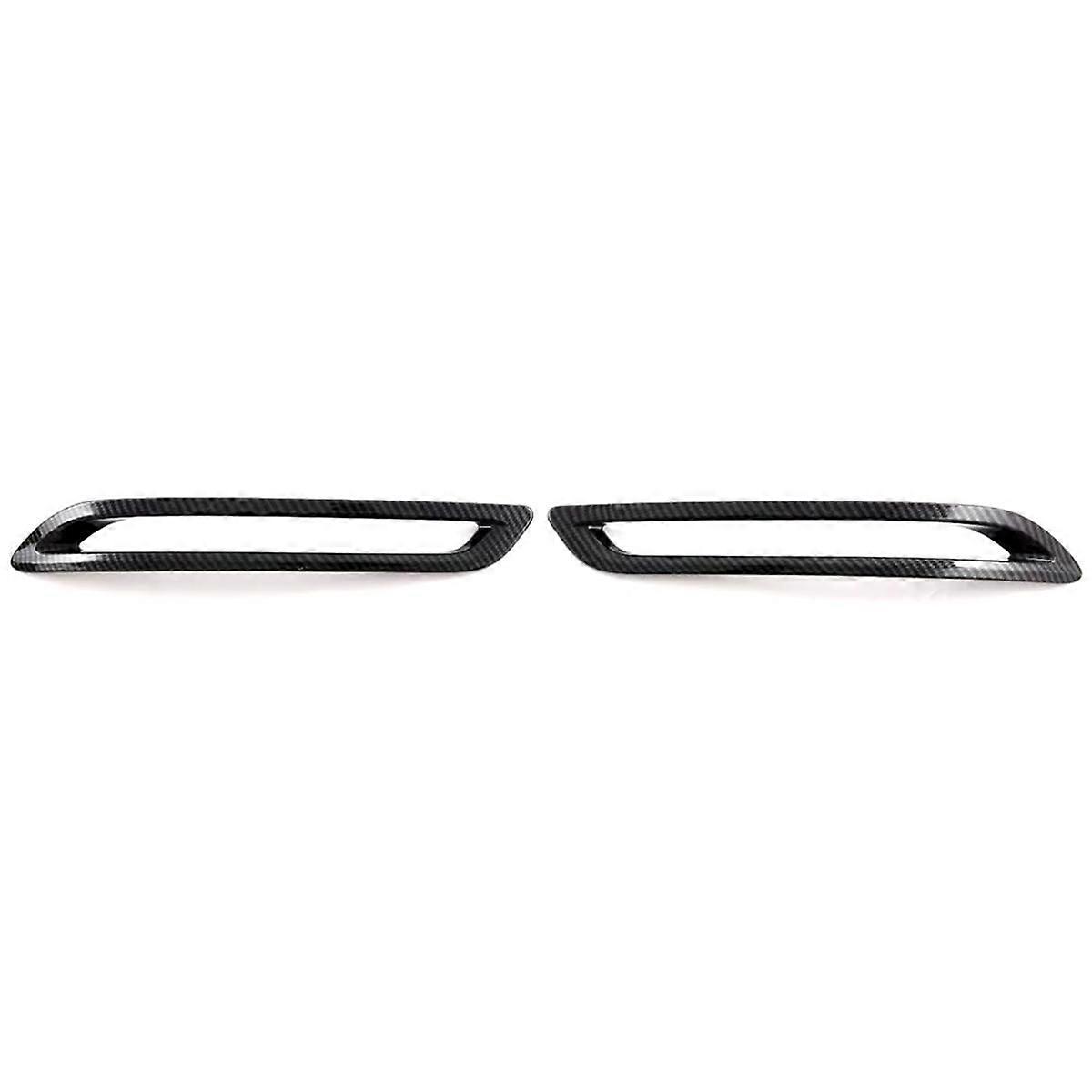 For Accord 2023 2024 11Th Car Rear Fog Light Lamp Cover Trim Exterior Accessorie (ABS Carbon Fiber)