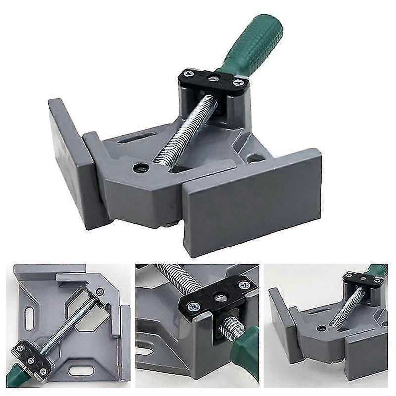 Aluminum Single Handle 90 Degree Right Angle Clamp Angle Clamp Woodworking Frame Clip Right Angle F