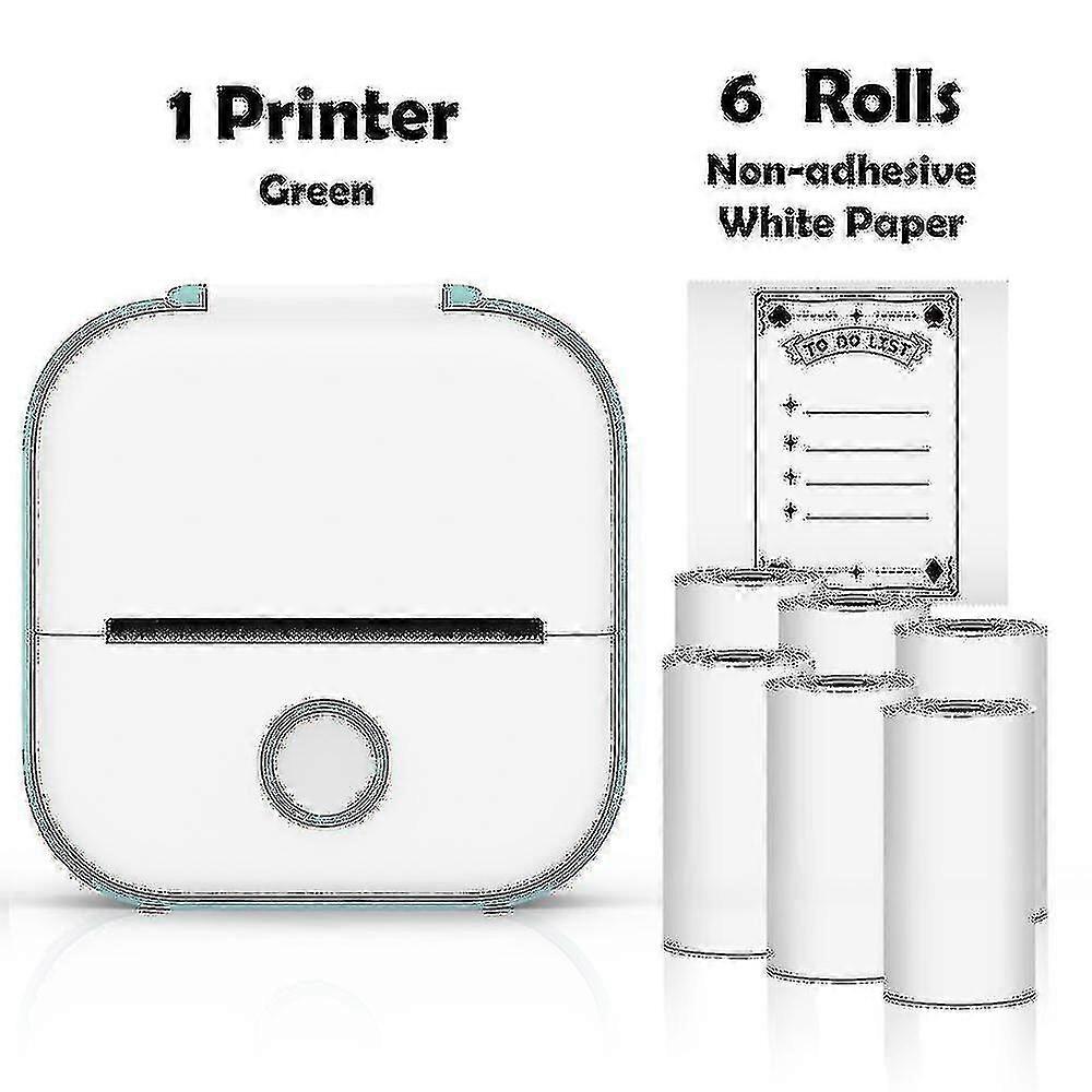 Phomemo T02 Mini Printer Portable Printer Thermal Printing Sticker Wireless Inkless Pocket Printer Self-adhesive Label Printer