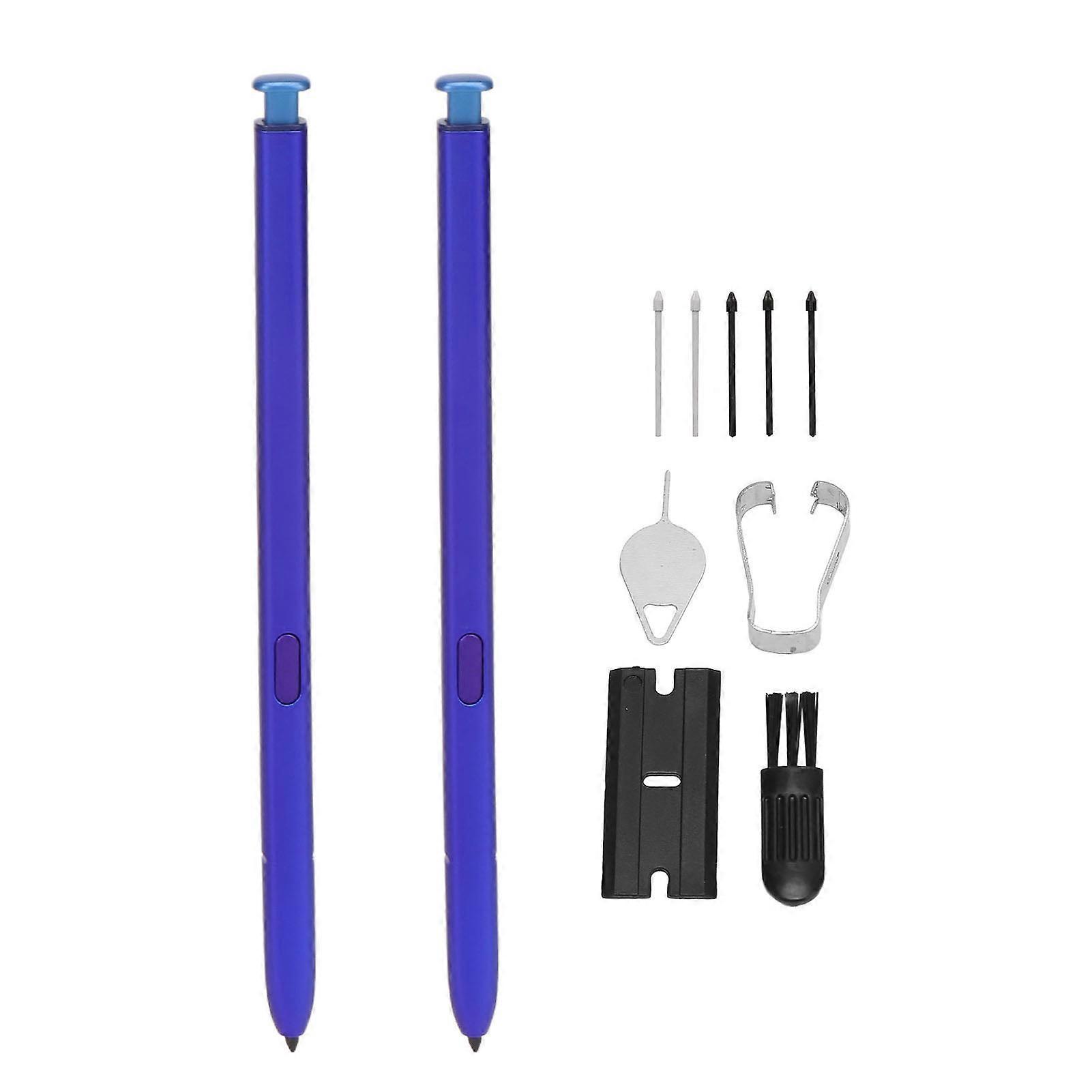 Mobile Phone Touch Pen with Spare Tip Touch Screen Stylus Pen Replacement for SAMSUNG Galaxy Note 10 Blue