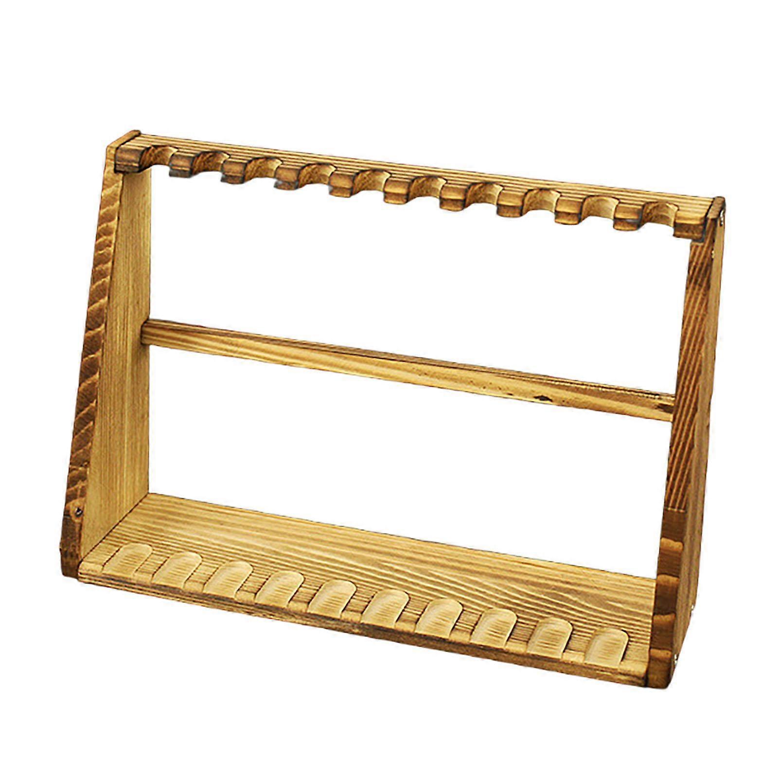 10 Holes Portable Decoration Easy to Use Sword Stand for Home Dojo Wakizashi