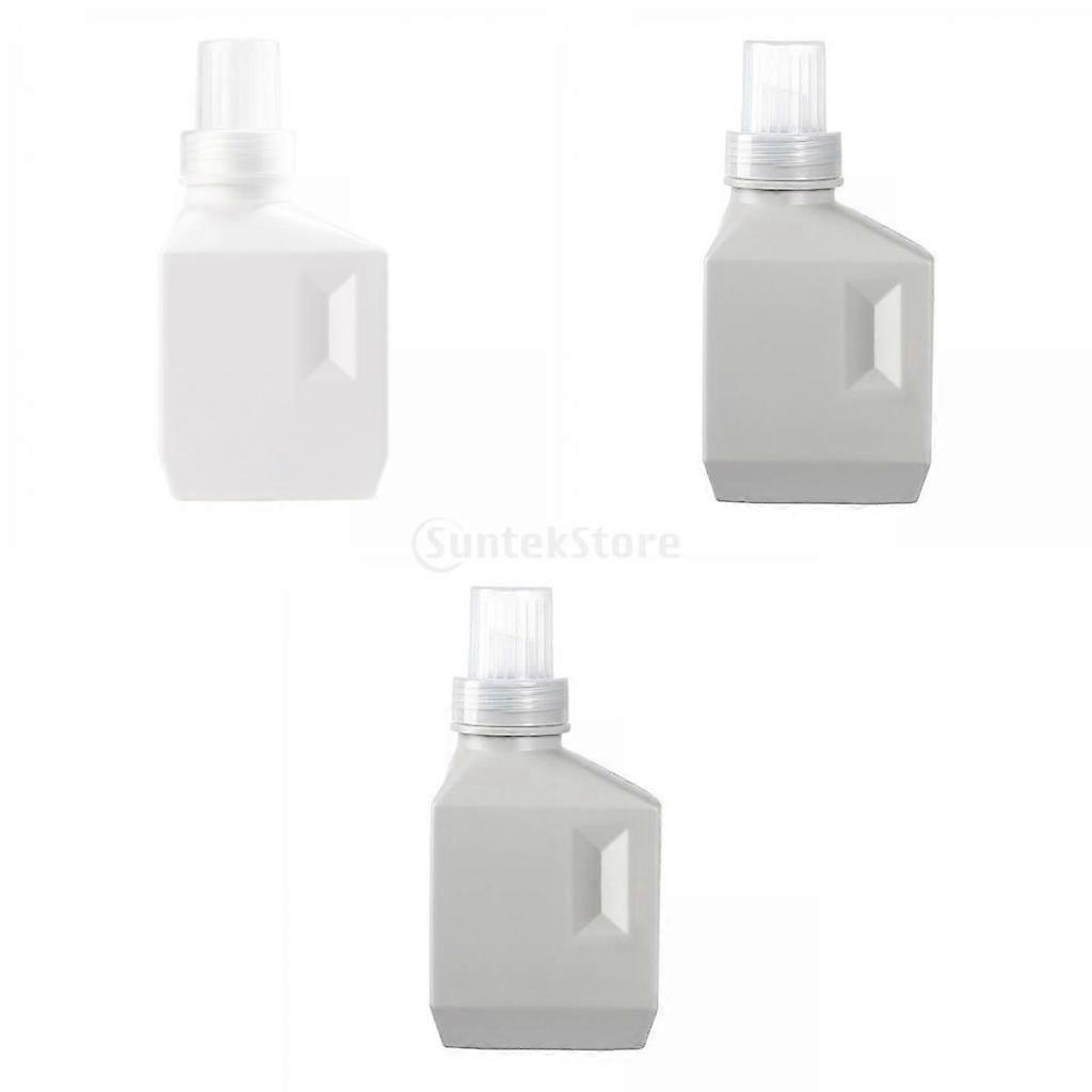 3Pcs Refillable Laundry Bottle Large Capacity Reusable Detergent Home Use