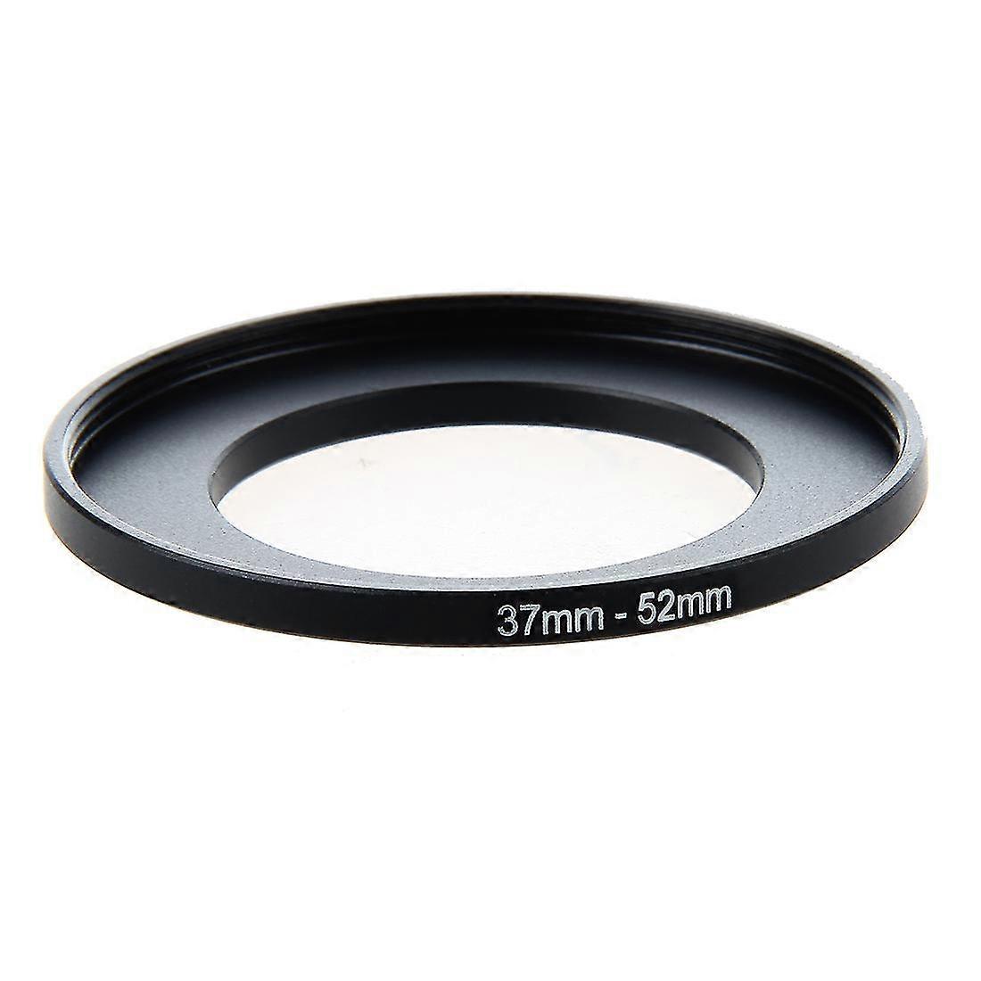 Camera Lens Filter Step Up Ring 37mm to 52mm Adapter Black