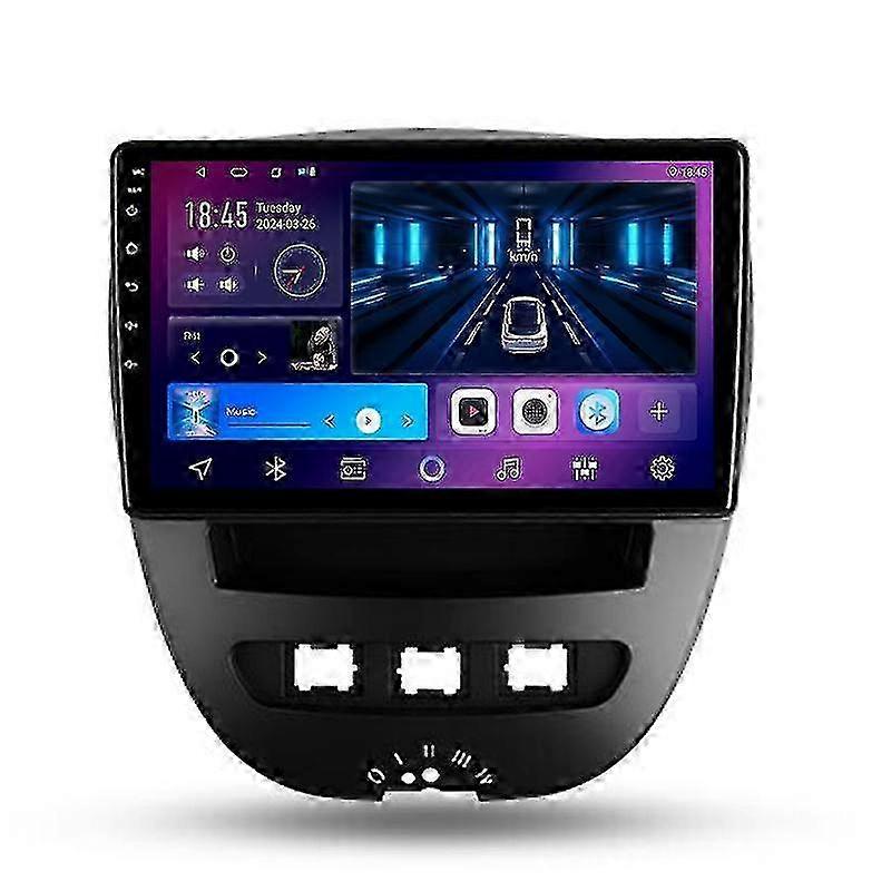 Suitable For 05 To 14 Toyota Aigou 10 Inch Large Screen Carplay Bluetooth Car Android Gps Navigation System