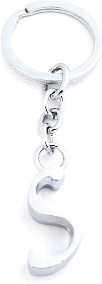 Lettre Simple Alphabet Charm Keychain, porte-clés, sac charme(s)