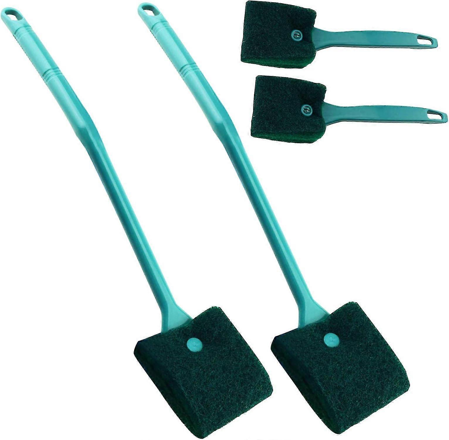 Algae Cleaning Brush Fish Tank Double-sided Sponge Brush
