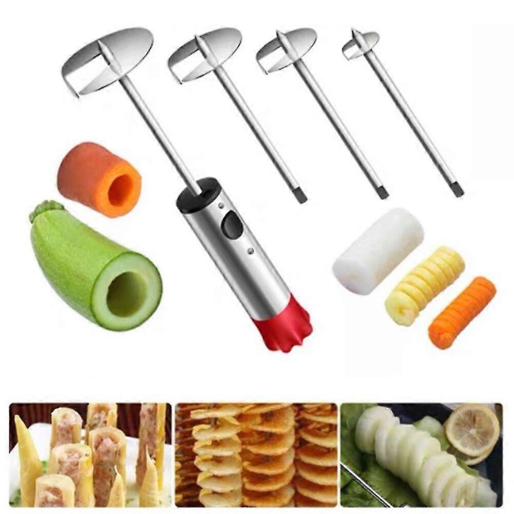 Kitchen Tool Fruit Vegetable Core Remover Set For Dig Hole Opener Drill Garlic Home