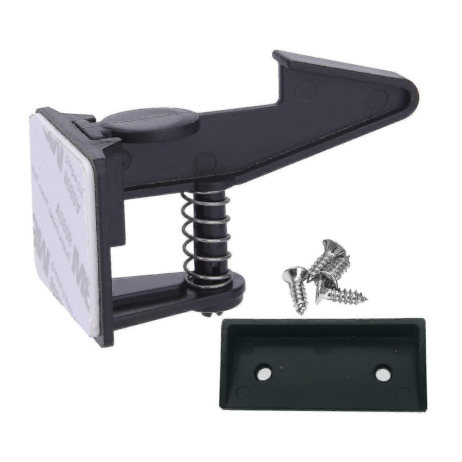 Cabinet Locks For Babies - Child Safety Latches 10 Pack - Invisible Adhesive Baby Proofing Drawer Locks - Works With Most Cabinets And Drawers - No Dr