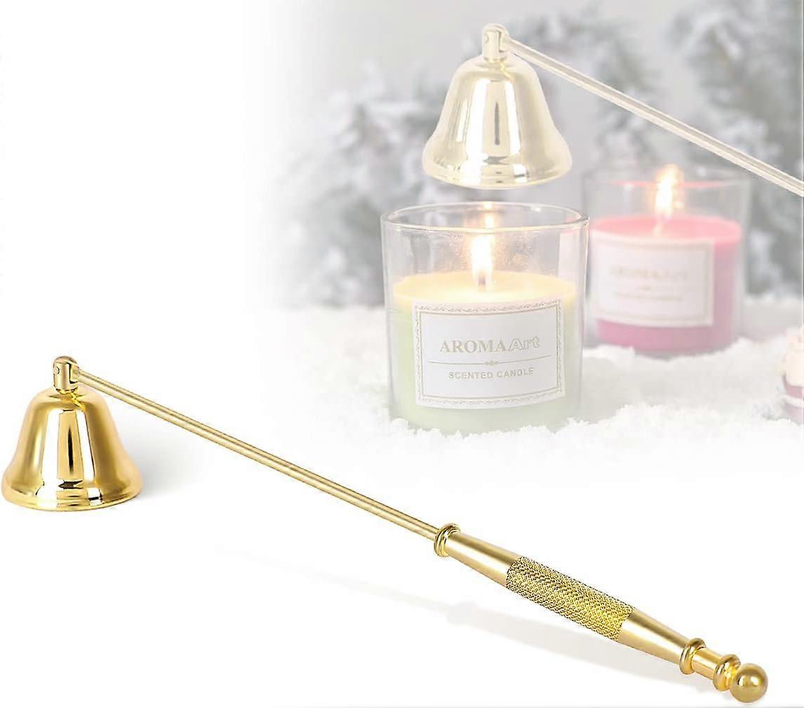 Candle Snuffer with Long Handle - Gold Extinguisher