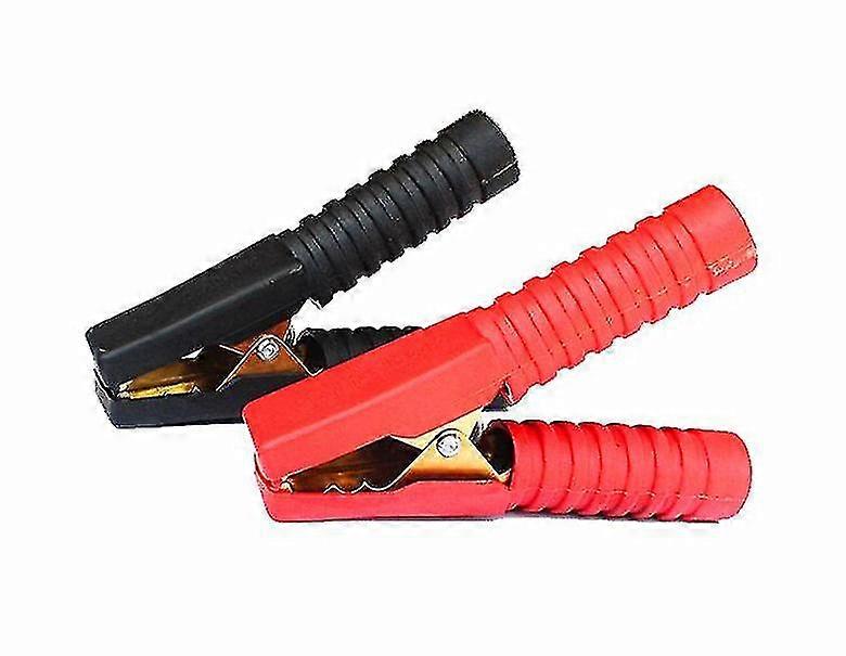 Electrical Crocodile Alligator Booster Large Clips Clamps(2pcs, Random Color)