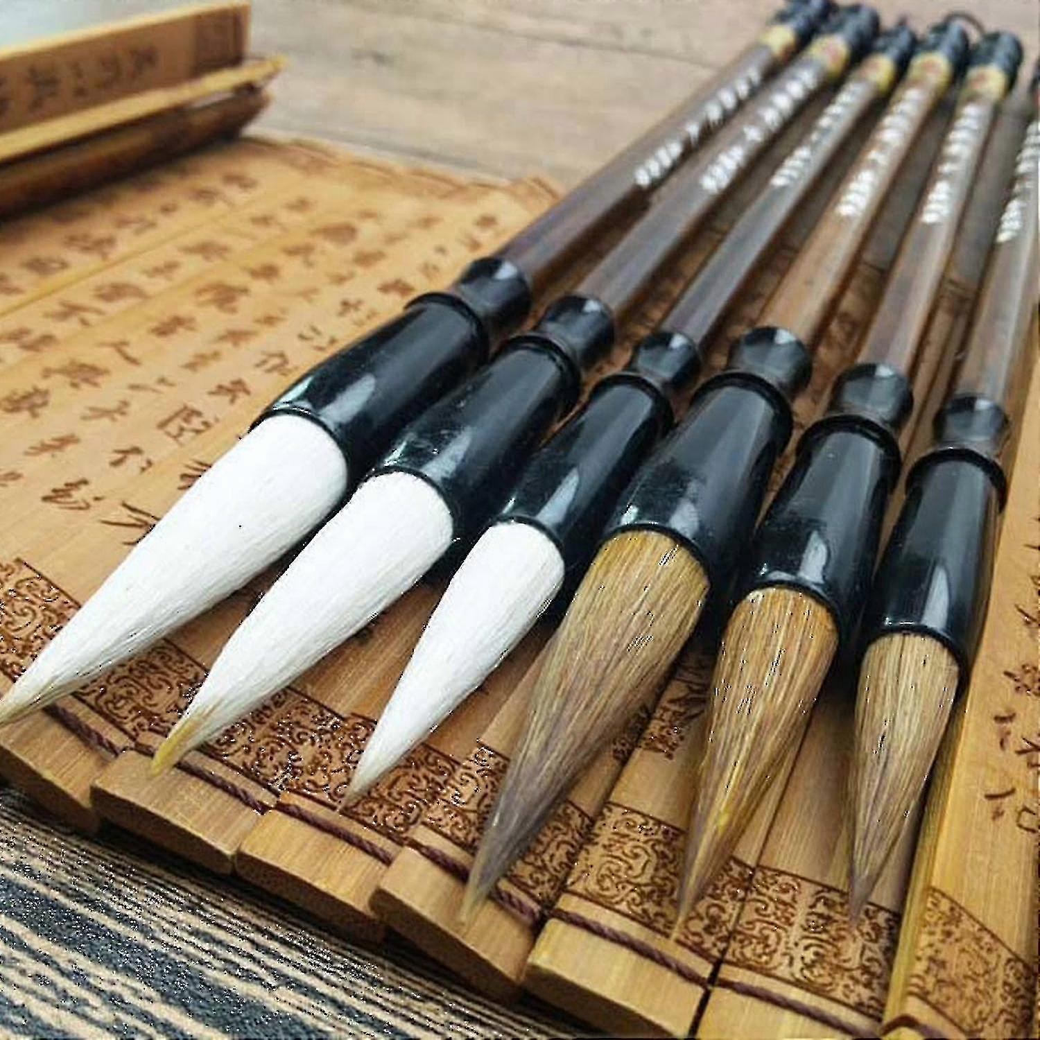يانليسو، ٣ مجموعات من فرش الخط الصيني بأحجام مختلفة، هدايا للعطلات