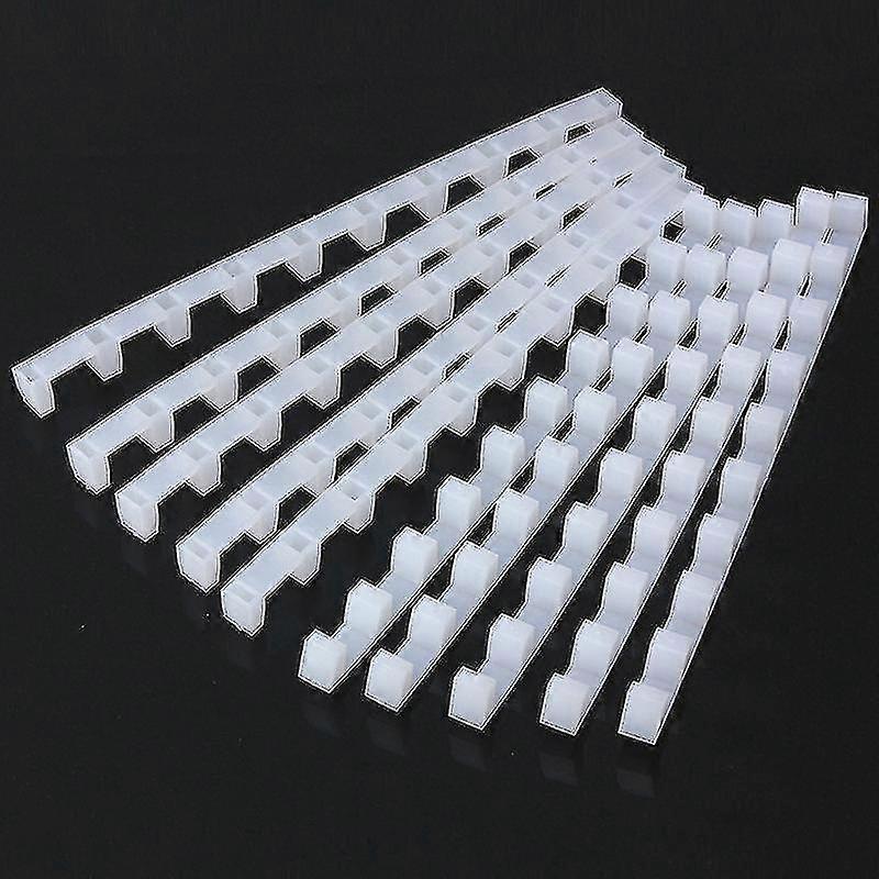 10pcs White Wide Beehive Plastic Frame Ends / Spacers Bee Rasing Nurturing Divider Beekeeping Equip