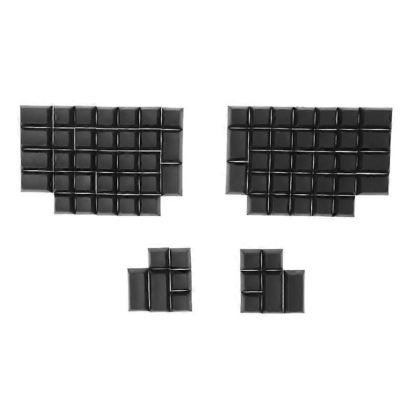 76PCS PBT Blank Keycap DIY Ergodox Mechanical Keyboard DSA Profile No Print Keycap Set for Ergodox MX Switches