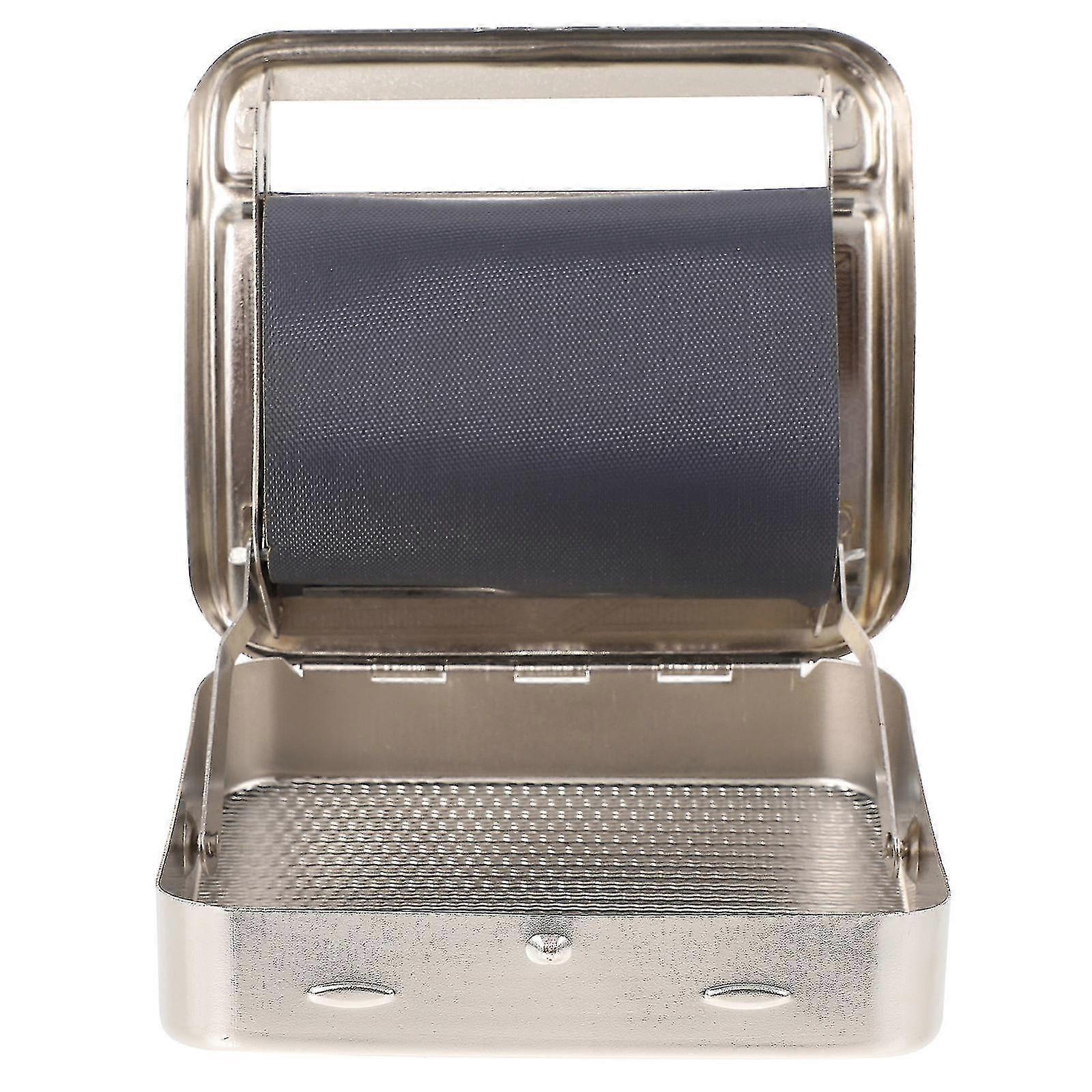 1Pc Cigarette Tobacco Rolling Machine Semi-automatic Cigarette Roller (Silver)