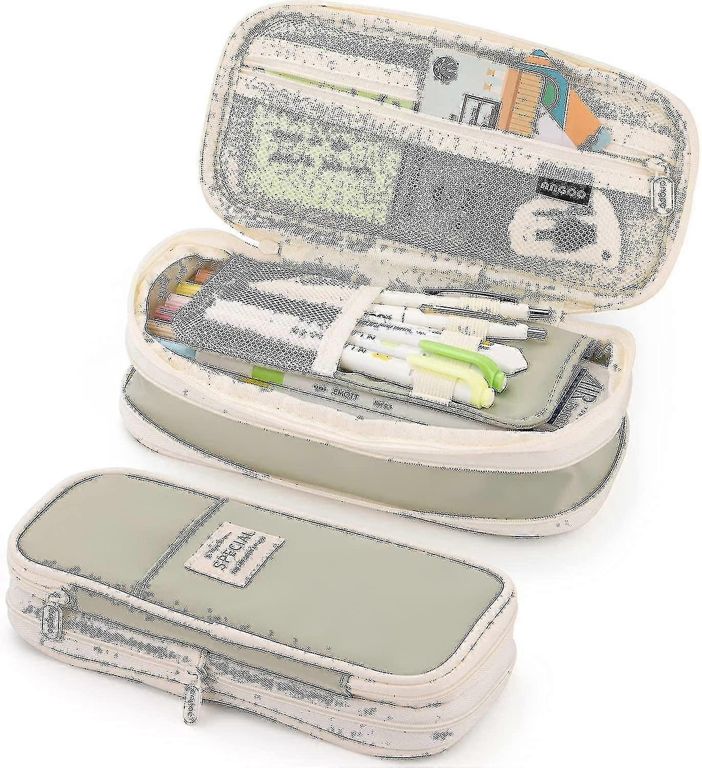 Girls Teens Large Capacity Pencil Case
