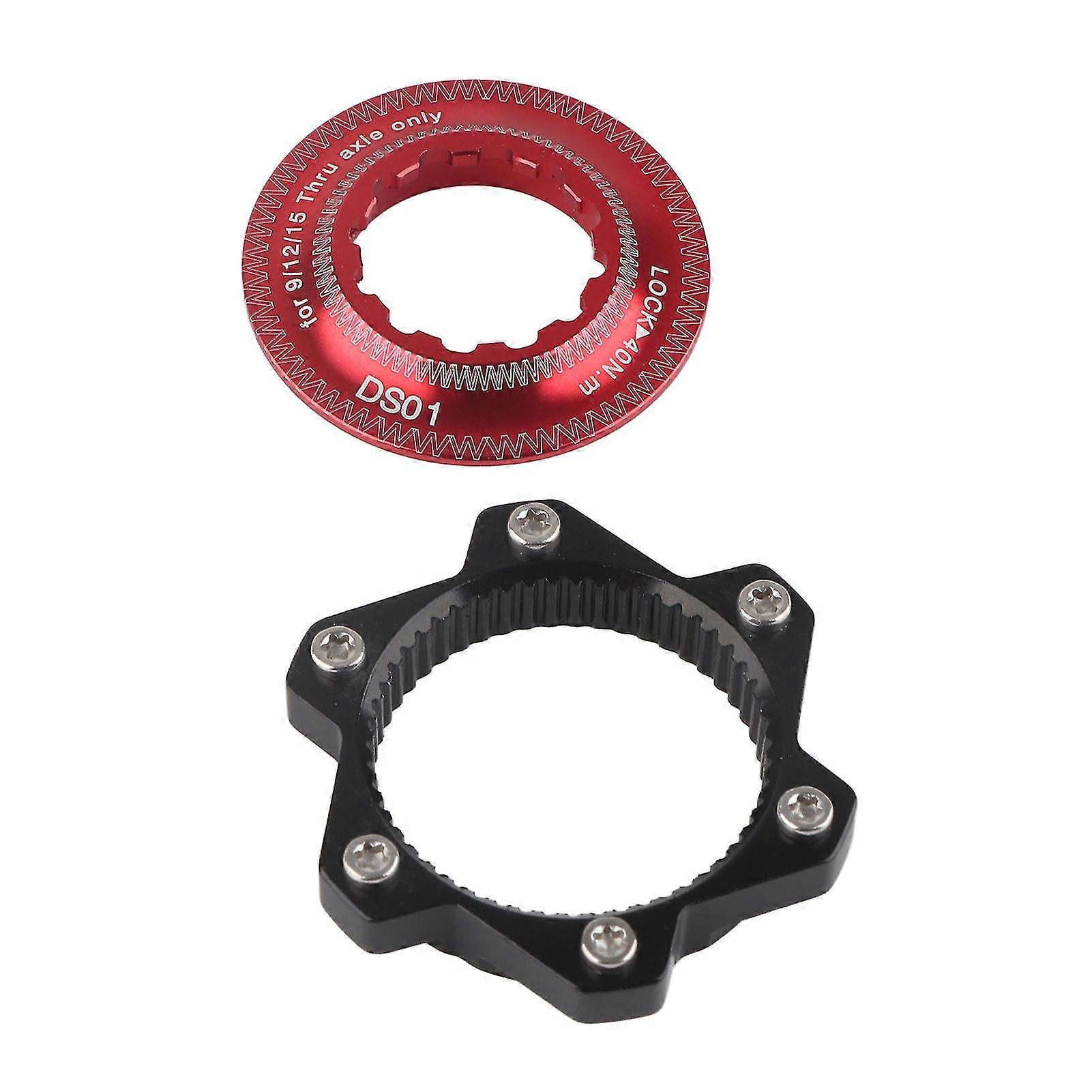 RedBlack Bicycle Brake Center Lock Disc Rotor Adapter Set - 6 Bolts