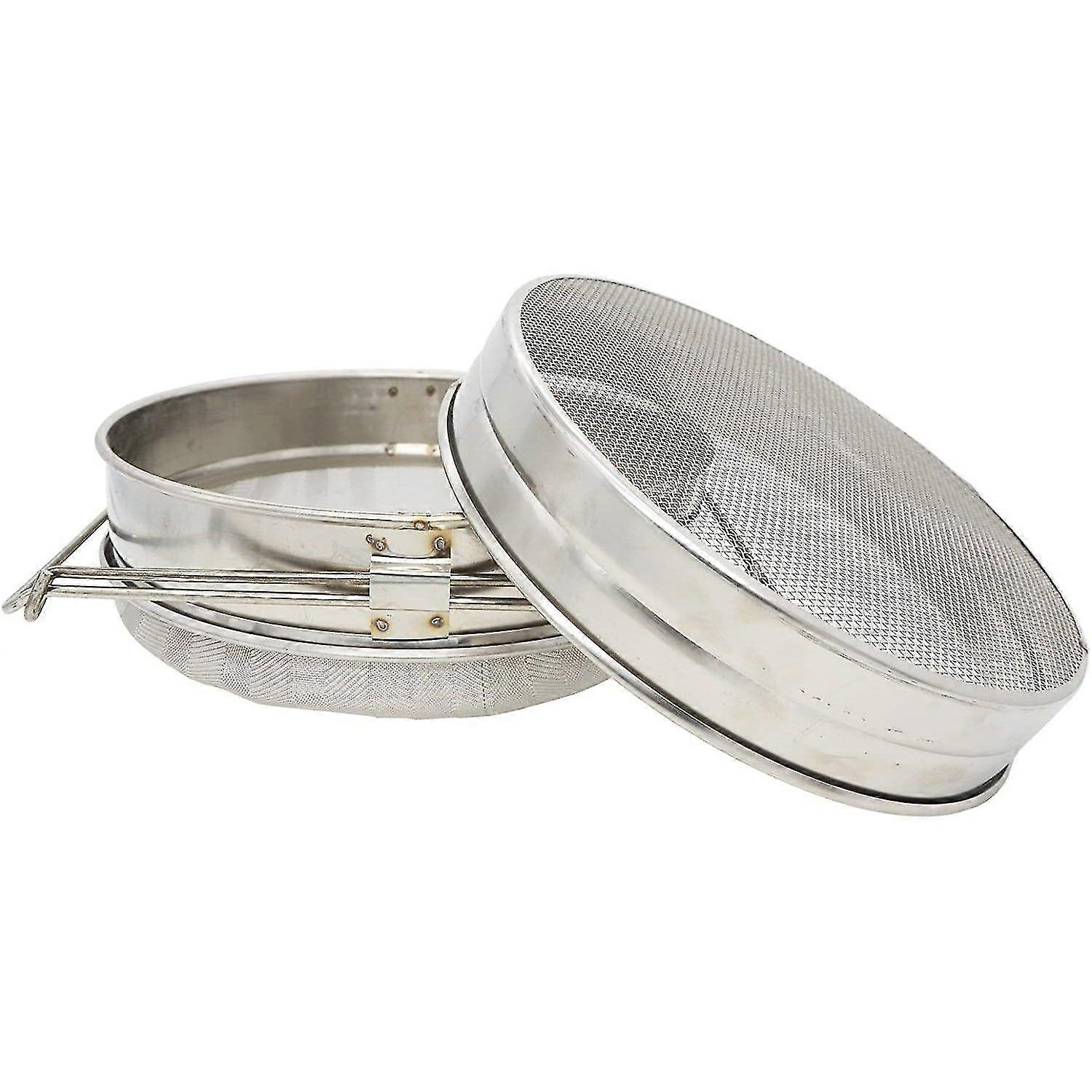 Stainless Steel Honey Strainer Double Strainer For Honey Processing, Beekeeping Equipment Filter