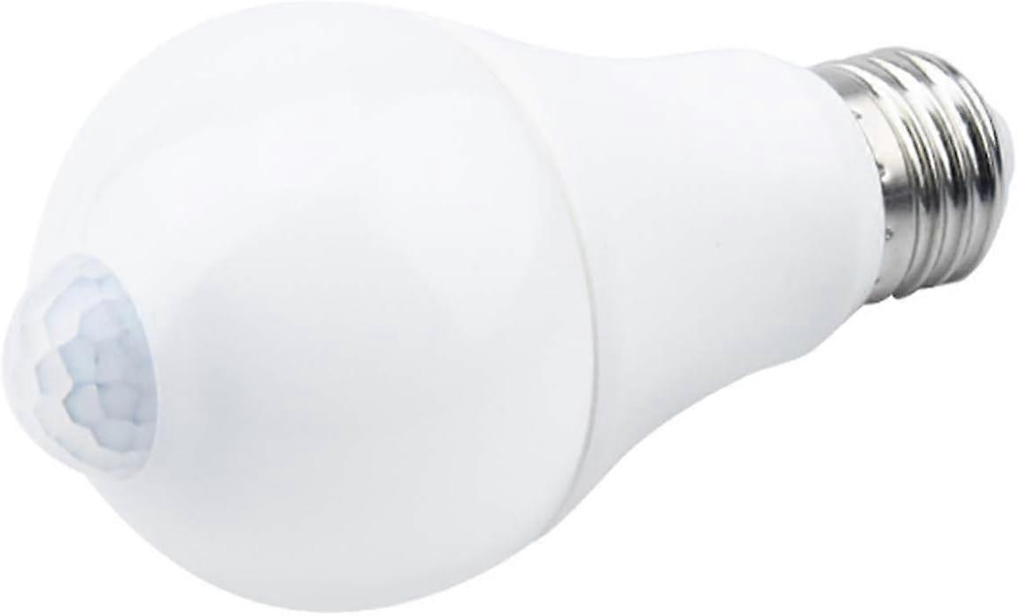 E27 LED bulb with motion sensor Smart light 9 W Replaces 90 W energy-saving bulb 120 beam angle, white, E27, 9 W