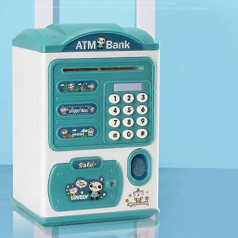 Electronic Piggy Bank Pretend Play Toy Automatic Mini Coins Cash Saving Money Box Password Counter Code Coin Bank Atm Child Gift