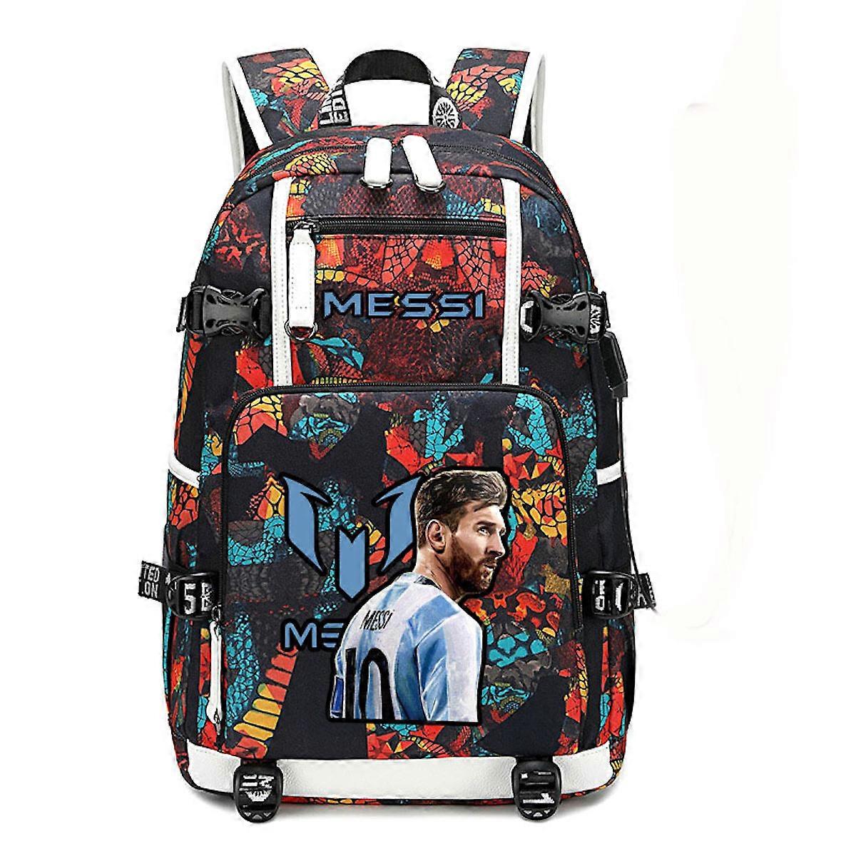 ميسي 10 حقيبة مدرسية حقيبة ظهر للطلاب حقيبة كتاب Causl Daypack للبنات الأولاد