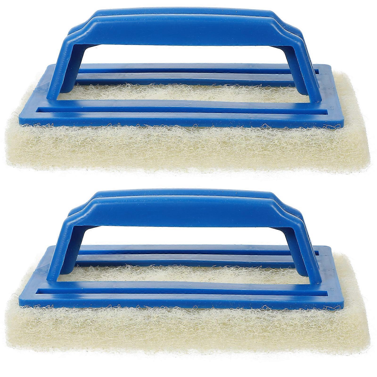 2pcs Multi Purpose Scrub Brush Utility Brush Swimming Pool Cleaning Tools