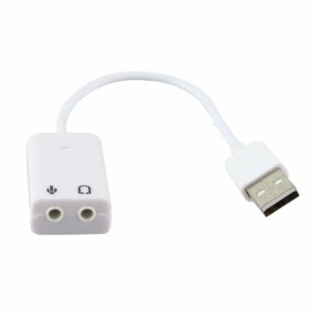 USB 2.0 Virtual 7.1 Channel Audio Sound Card Adapter For Lap