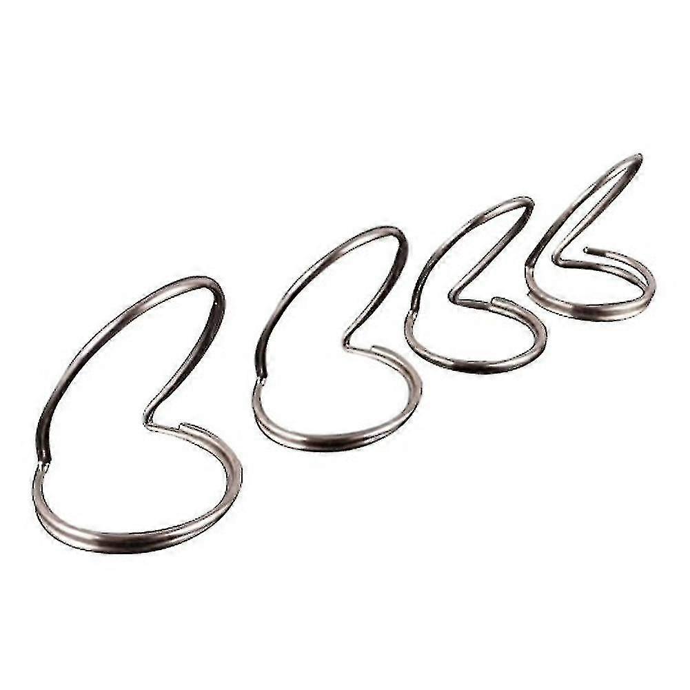 Metal Finger Ring Protector Picks For Guitar Bass(8pcs, Silver)