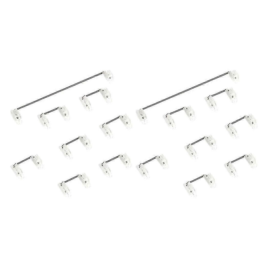 Exquisite Exquisite 2x Mechanical Keyboard Cherry Mx Switch Pcb Mounted Cherry Stabilizer Clear Transparent Case