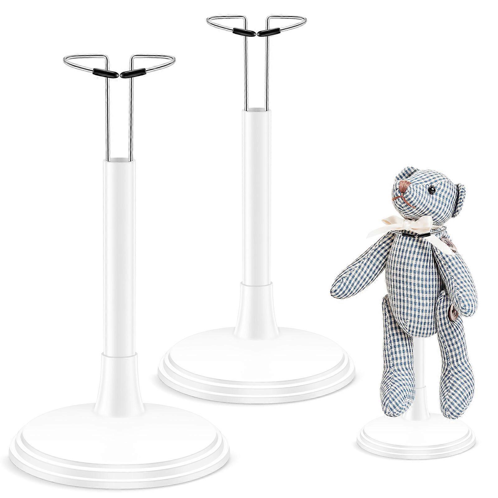 2 Pcs Doll Brackets Portable Doll Support Stands Practical Dolls Storage Racks for Shop Home