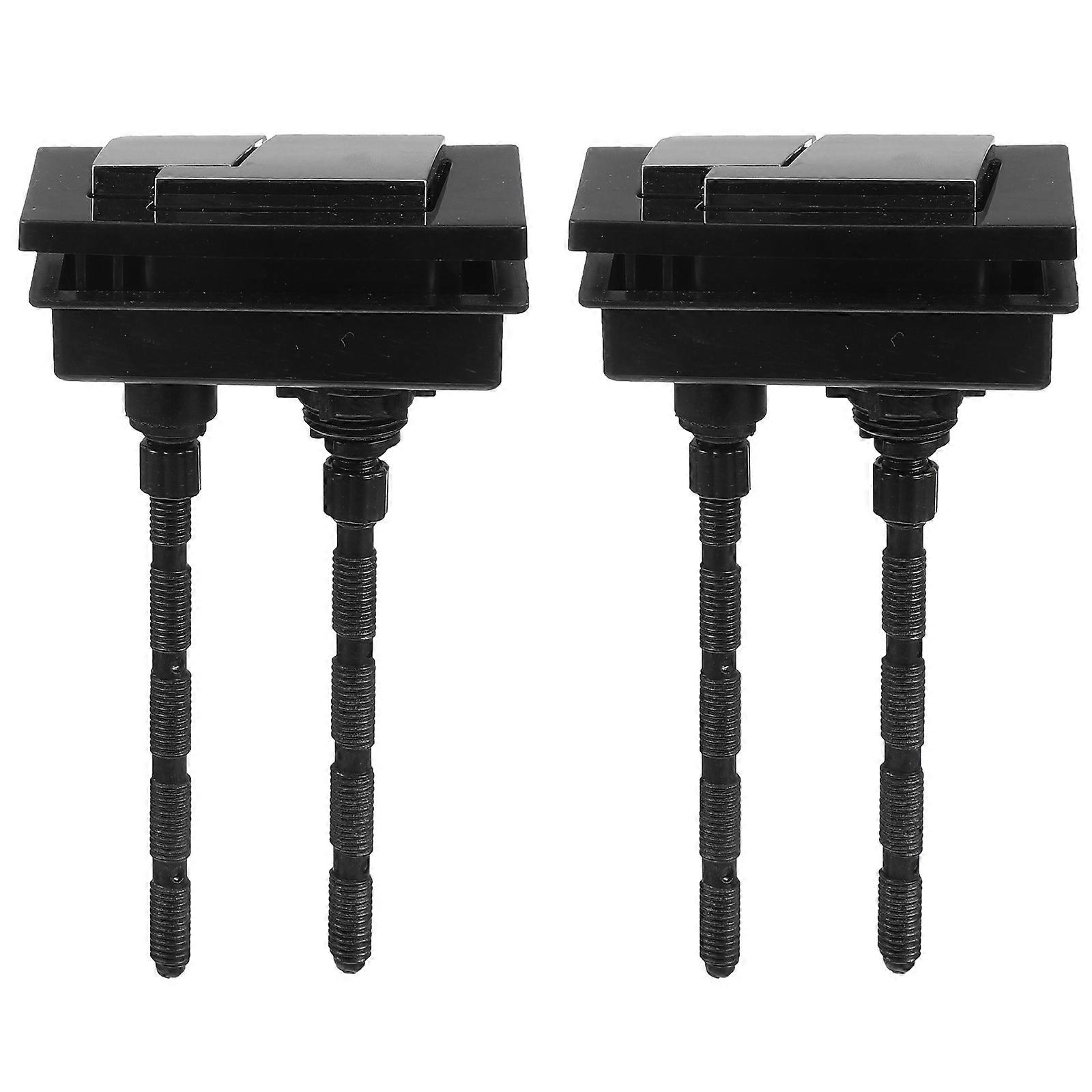 2pcs Toilet Dual Push Button Toilet Water Tank Cover Push Button Random Style
